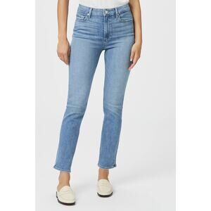 Paige Cindy Straight Leg Jean Golden Age Blue Wash Size 25 High Rise Stretch